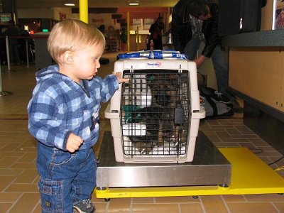 Nicholaas saying goodbye